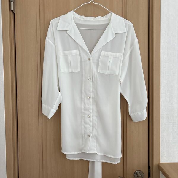 CECIL McBEE セシルマクビー シャツ ブラウス 7分袖 トップス