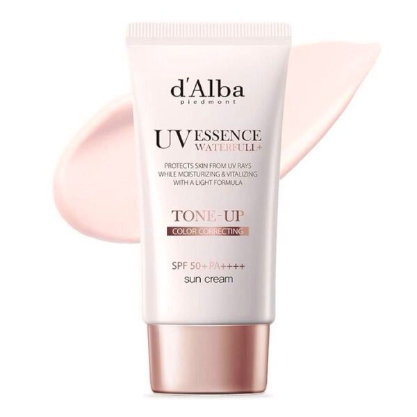 【新品/未使用】d'Alba ダルバ トーンアップ サンクリーム ピンク
