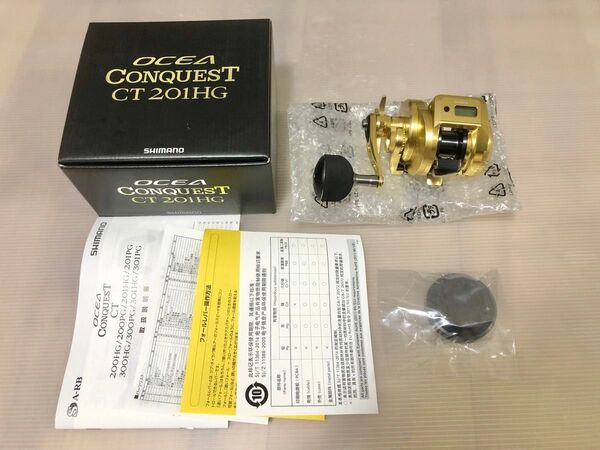 未使用 オシアコンクエスト CT 201 HG 左ハンドル レフト シマノ OCEA CONQUEST 18