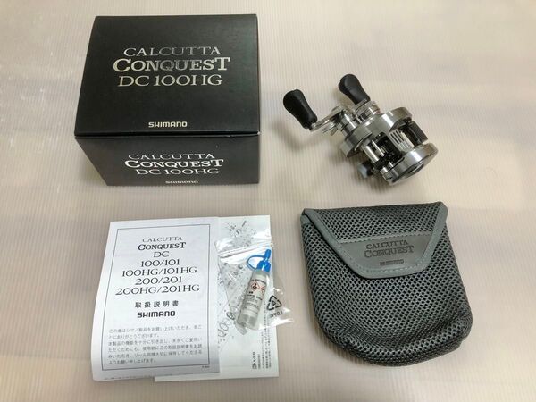 超美品 20 シマノ カルカッタコンクエスト DC 100 HG 右ハンドル SHIMANO CALCUTTA CONQUEST