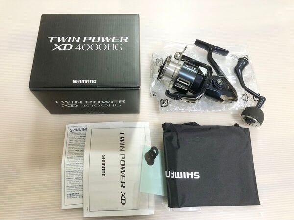 未使用 シマノ 21 ツインパワー XD 4000HG SHIMANO TWIN POWER