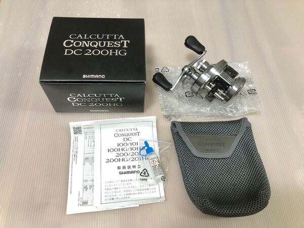 美品 20 カルカッタ コンクエスト DC 200 HG 右ハンドル シマノ CALCUTTA CONQUEST SHIMANO