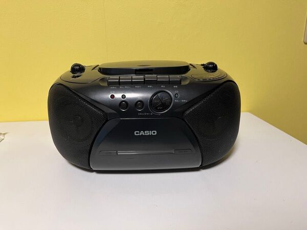カシオ CASIO CDラジカセ CD-250S ラジオ カセット 動作確認済み CDのフタ不具合 美品 説明書付き 送料込み