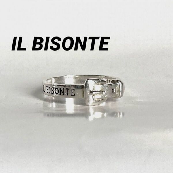 IL BISONTE イルビゾンテ ベルト モチーフ リング 約18号位