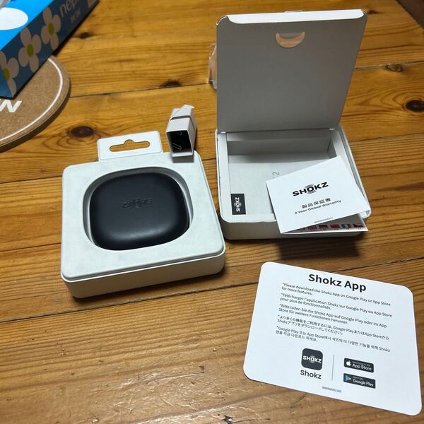 SHOKZ OpenFit 2 ブラック Bluetooth イヤホン