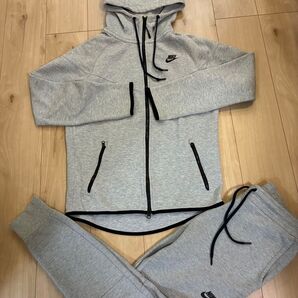 ナイキテックフリース セットアップ 上下セット MSサイズ グレー 廃盤品 赤タグ グ