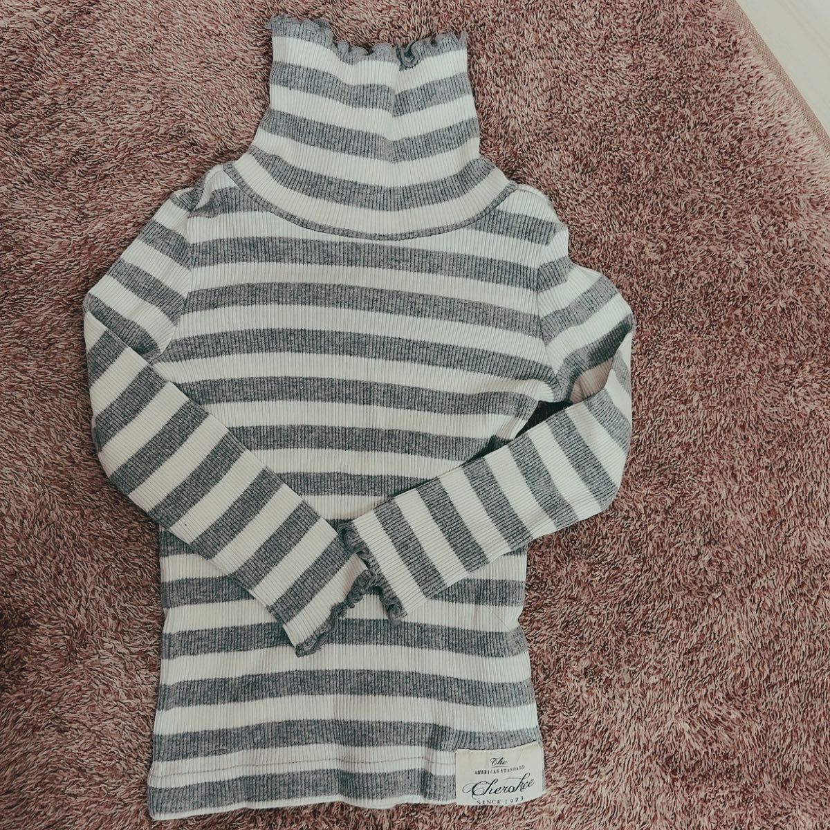 Tシャツ 長袖 カットソー ボーダー　ベビー服　キッズ服