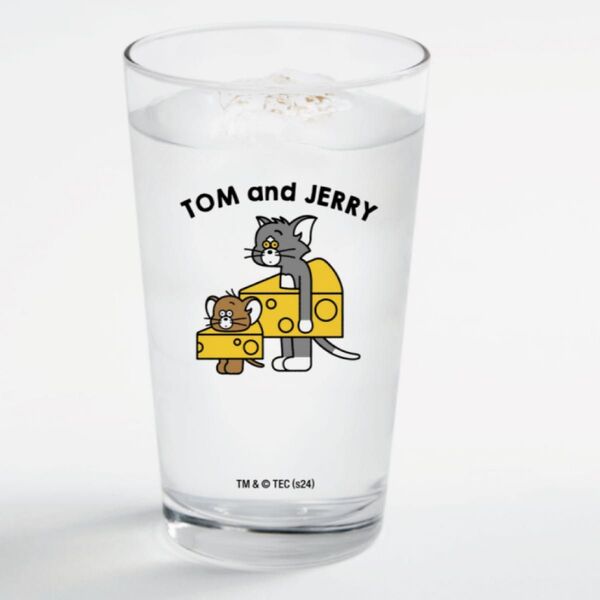 トムとジェリー85周年記念展【TOM and JERRY×松本セイジ】グラス