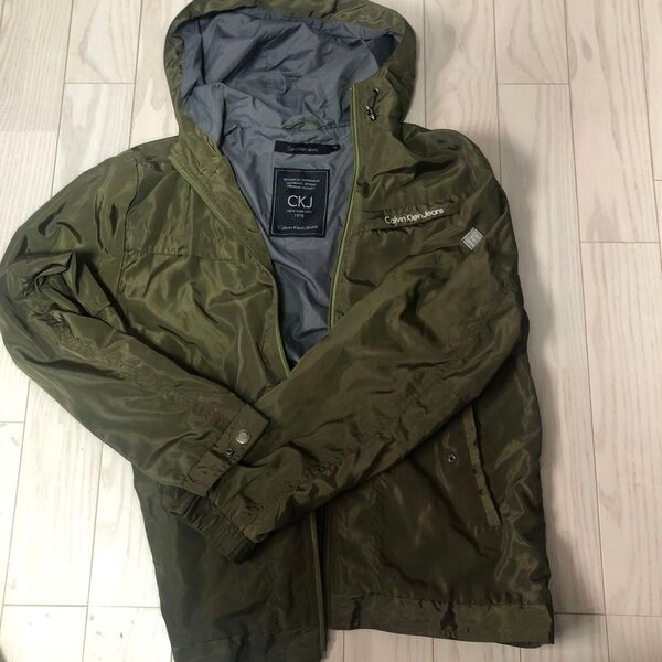 Calvin Klein Jeans ナイロンジャケット モスグリーン