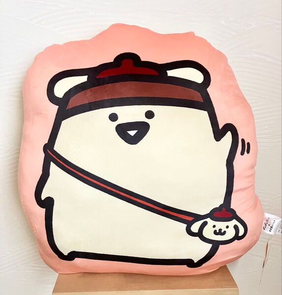タグ付き未使用 ポムポムプリン お文具といっしょ プリンさん ダイカットクッション リバーシブル Sanrio サンリオ