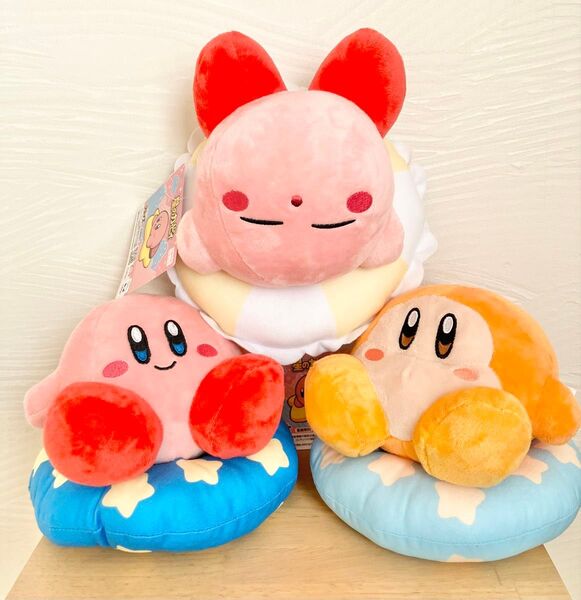タグ付き非売品セット 星のカービィ プカプカうきわ ぬいぐるみ ワドルディ KIRBY まとめ売り 任天堂 Nintendo