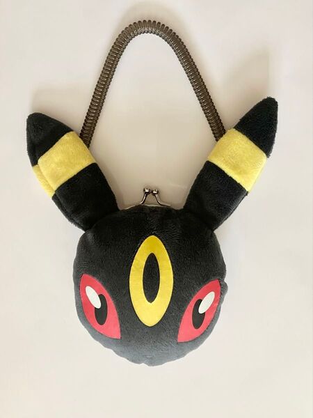 ポケモン ぬいぐるみガマ口財布 ブラッキー Pokemon ポケットモンスター コインケース ポーチ ポシェット ショルダーバッグ