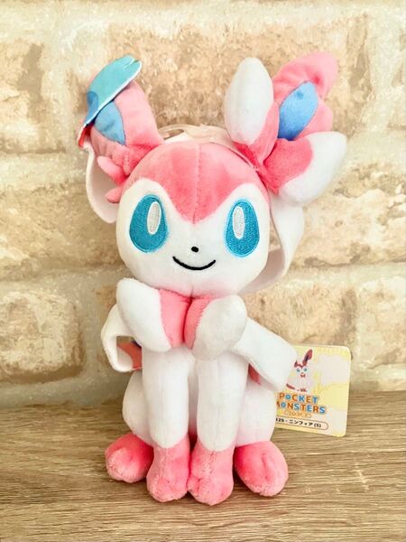 タグ付き ポケモン オールスターコレクション ぬいぐるみ ニンフィア おすわり Pokemon ポケットモンスター 三英貿易