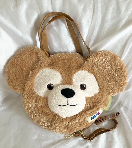 香港ディズニー ダッフィー&フレンズ ダッフィー フェイスバッグ(大) 新品 公式商品 正規品