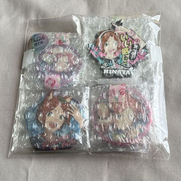 葵ひなた 2wink ラバスト 缶バッジ グッズ あんスタ あんさんぶるスターズ