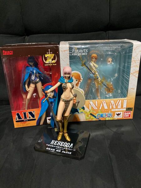 【まとめ売り】フィギュアーツzero レベッカ、ナミ、アイン ワンピース3体 魂ウェブ