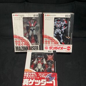 【開封品まとめ売り】REVOLTECH YAMAGUCHI マジンカイザー、ダンガイオー、真ゲッター1 フィギュア 3体セット