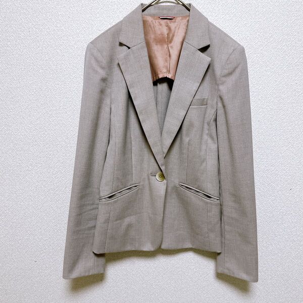 perfect suit Factory テーラードジャケット レディース ベージュ フォーマル ビジネス 営業向け 9AR