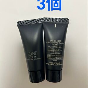 ONE BY KOSE ポアクリア スクラブ ウォッシュ 14g 3個