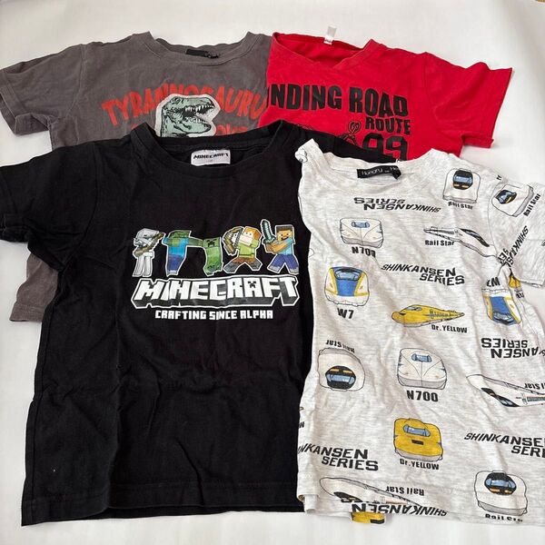 男の子 半袖Tシャツ 4枚セット まとめ売り 120㎝