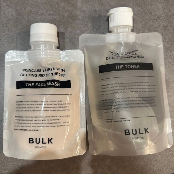 BULK HOMME THE FACE WASH & THE TONER 2個セット