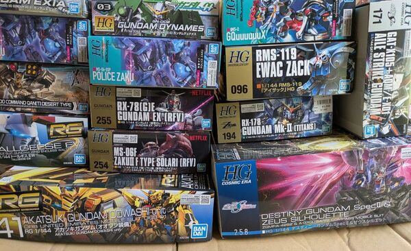 バンダイ HG ガンプラ セット 未組立