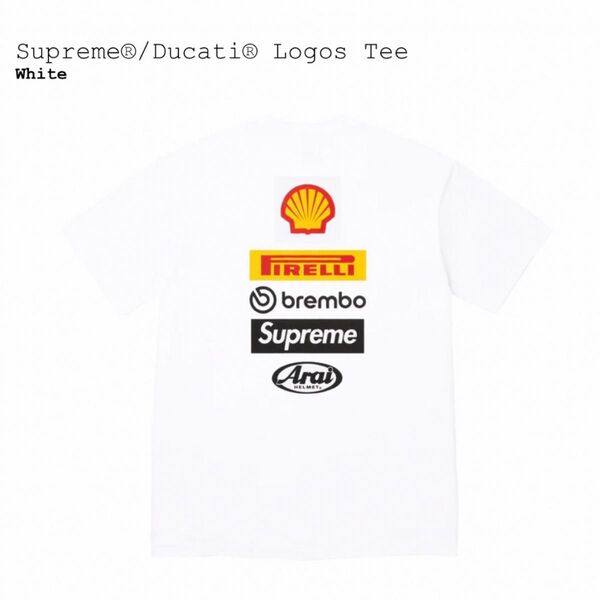 シュプリーム ドカティ 24SS week16Supreme/Ducati Logo Tee