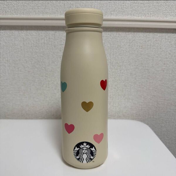 スターバックス バレンタイン2023ステンレスボトル カラフルハート355ml STARBUCKS スタバ タンブラー