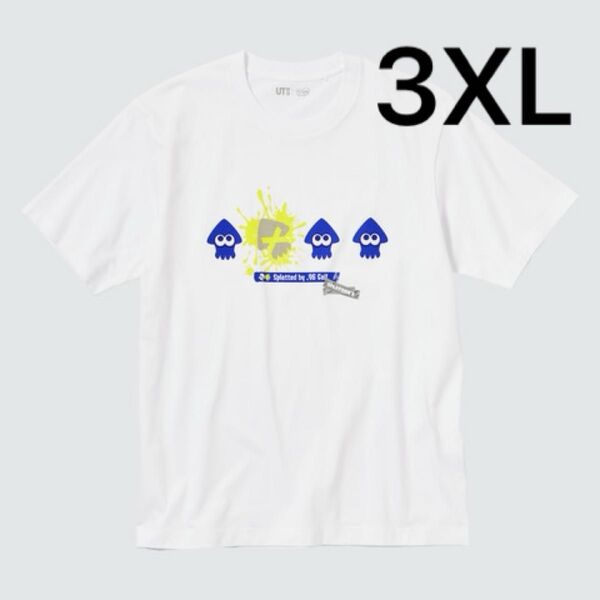 ユニクロ スプラトゥーン3 UT 半袖 Tシャツ ホワイト メンズ 3XLサイズ 新品未使用 タグ付き