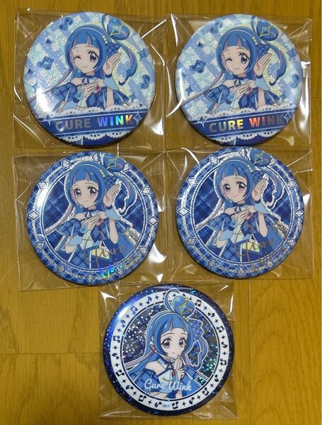 キミとアイドルプリキュア展 缶バッジ キミプリ キュアウインク キミプリ展 サイン レア ノーマル キミとアイドルプリキュア