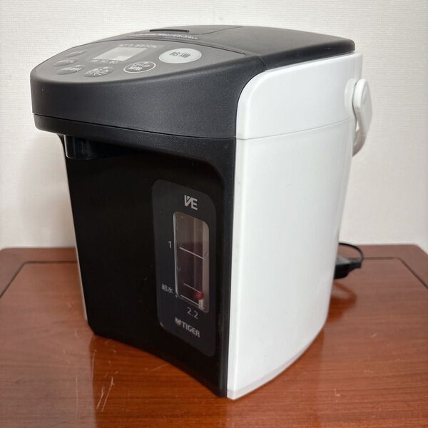 美品!TIGER VE電気まほうびん とく子さん PIQ-A220 W 魔法瓶 タイガー