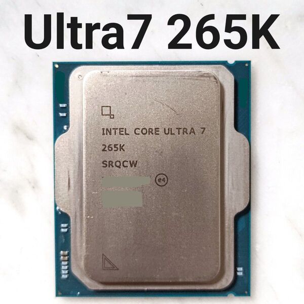 【動作確認済み】INTEL Core Ultra7 265K