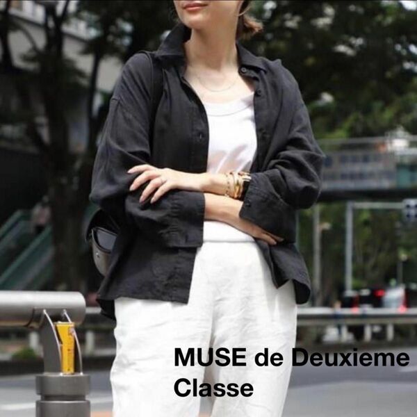 MUSE de Deuxieme Classe/ミューズ ドゥ ドゥーズィエム クラス LINEN シャツ/リネン シャツ