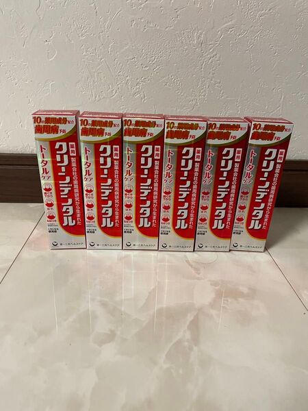 【新品・未開封】 薬用 クリーンデンタル トータルケア 100g ×6本