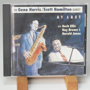 【SACD ハイブリッド】SCOTT HAMILTON　GENE HARRIS　スコット・ハミルトン　AT LAST　HERB ELLIS　RAY BROWN　HAROLD JONES