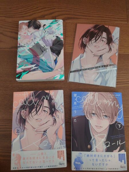 望月うた BLコミック シリーズ3冊セット アニメイト特典付き