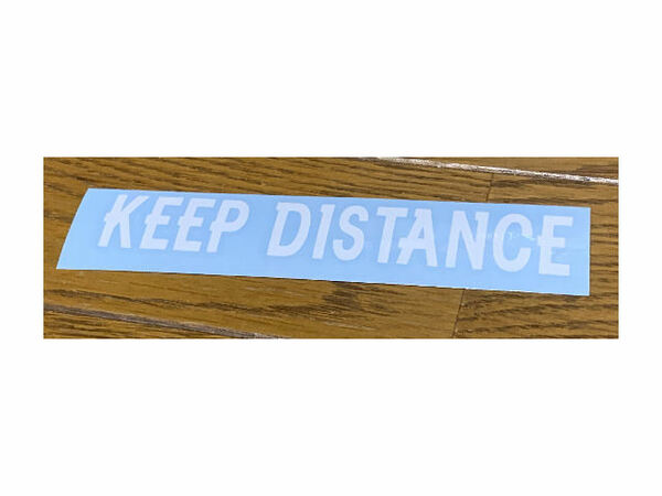 &hearts;&hearts;○自作○『英字』『KEEPDISTANCE』カッティングステッカー○&hearts;&hearts;