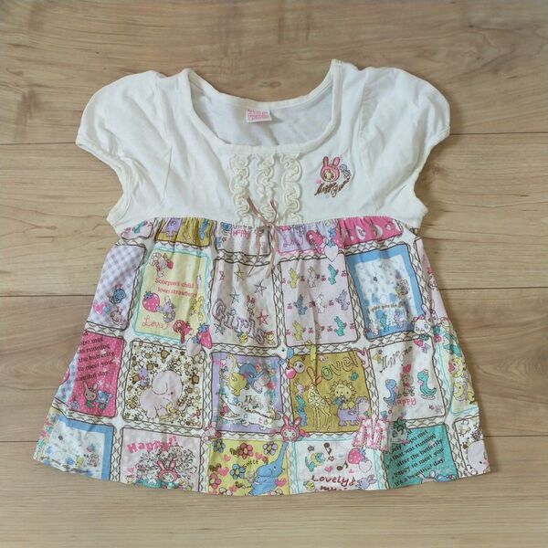 メゾピアノ Tシャツ 半袖 ベリエちゃん 120センチ