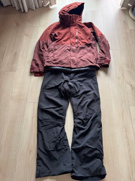 スキーウェア上下セット SALOMON メンズ