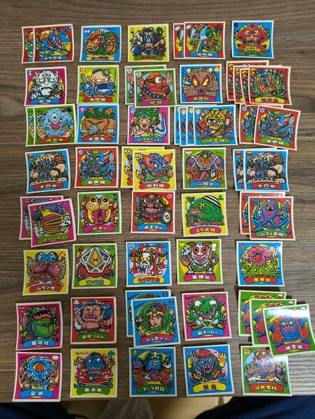 旧ビックリマンシール まとめ売り 38種 56枚 番号悪100-149
