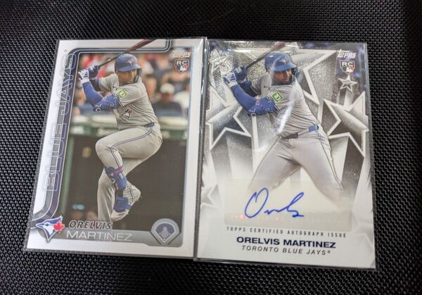 2025 Topps SERIES ONE Orelvis Martinez ルーキー直筆サインカード