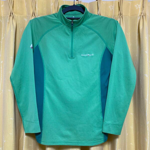 モンベル クール ロングスリーブジップシャツ Women's M