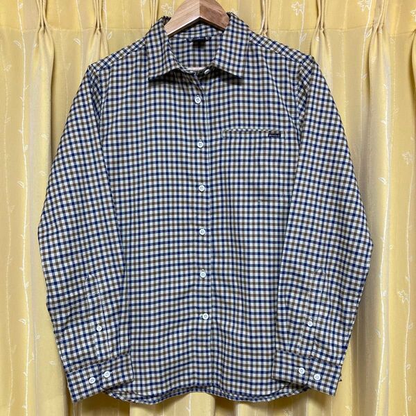 おしゃれな山シャツ モンベル WIC.O.D.シングルポケット シャツ Women's XLサイズ タン