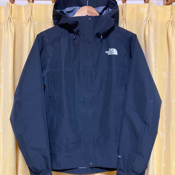 黒に白のロゴがぽい ノースフェイス FL ドリズルジャケット FL Drizzle Jacket レディース Lサイズ ブラック