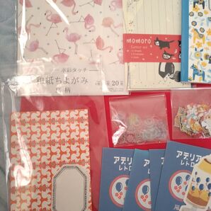 レターセット シール ノート 封筒 雑貨セット 動物系多め