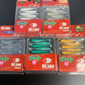 NO.886 INX.label 稚魚シャッドベイティ 1.8インチ 未開封6個セット
