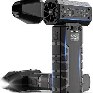 エアダスター ブロワー 小型 電動 洗車 180,000rpm USB充電式 LEDライト 10,000mAh 過熱保護 軽量