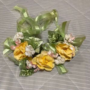 キッズ用 花冠 ヘッドドレス カチューシャ ハンドメイド