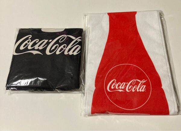 コカコーラ ビッグトートバッグ マフラータオル セット 非売品 未開封品 タオル