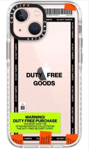 CASETiFY インパクトケース iPhone 13 Mini Duty Free クリア フロスト スマホケース